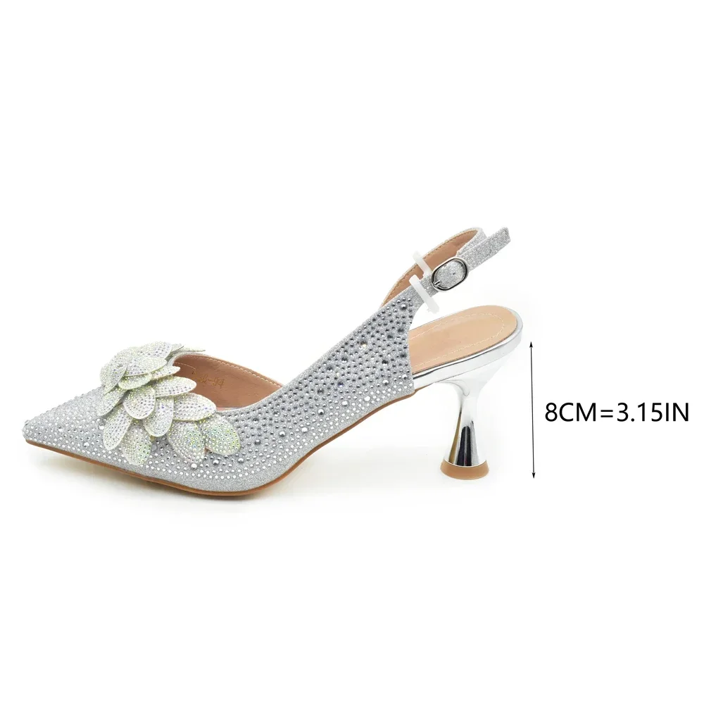 2025 Fashion Italian Designers Top Brand Luxury Clutch Bag and Summer Women's Pointed Toe High Heel Wedding Party Sandals 3