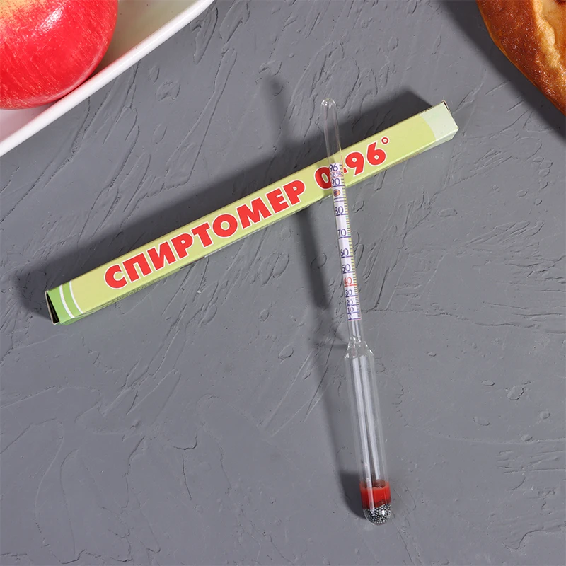 1Pcs Household Alcohol Meter 0-96 Distillation Alcohol Machine Fermentation Brew Hydrometer Tester For Any Alcohol Product