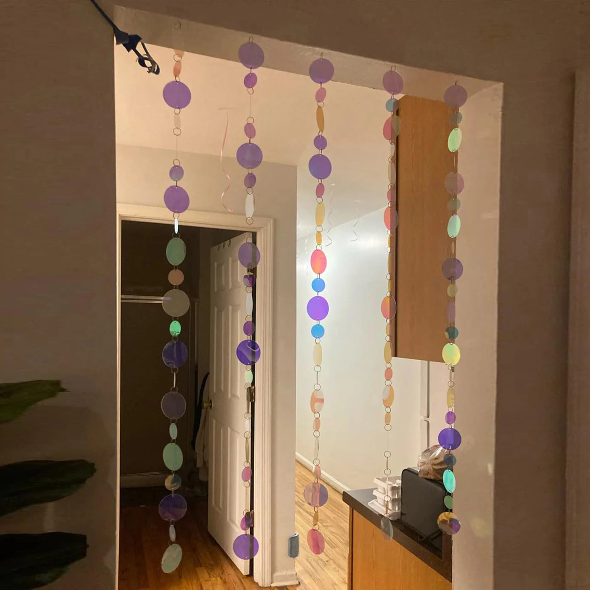 Backdrop Curtain Elegant Modern Shiny Sequins Door Curtain Backdrop Drape Party Favor