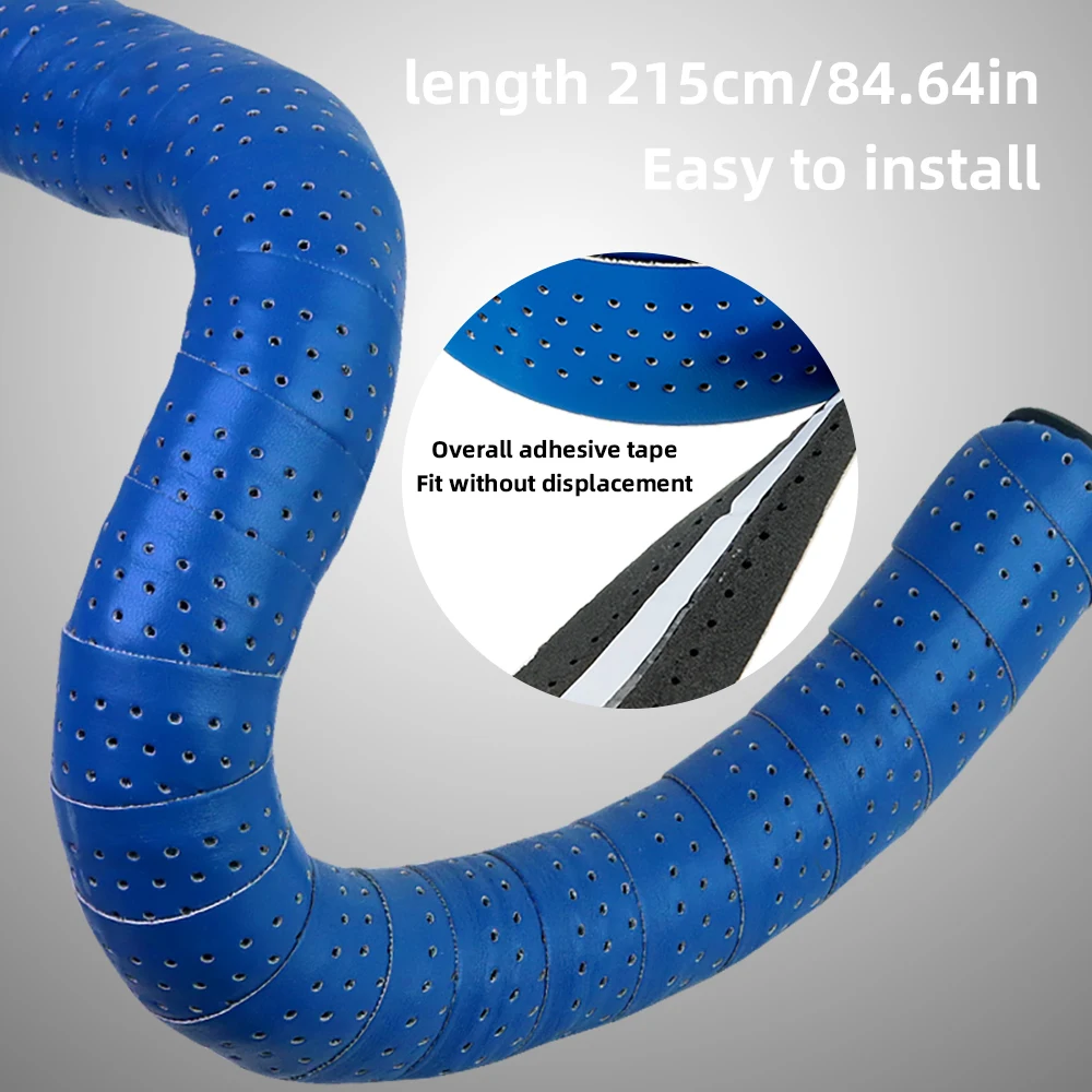 MOTSUV Road Bicycle Handlebar Tape PU EVA Bike Bar Tapes Anti-slip Shockproof Breathable Cycling Damping Anti-Vibration Straps