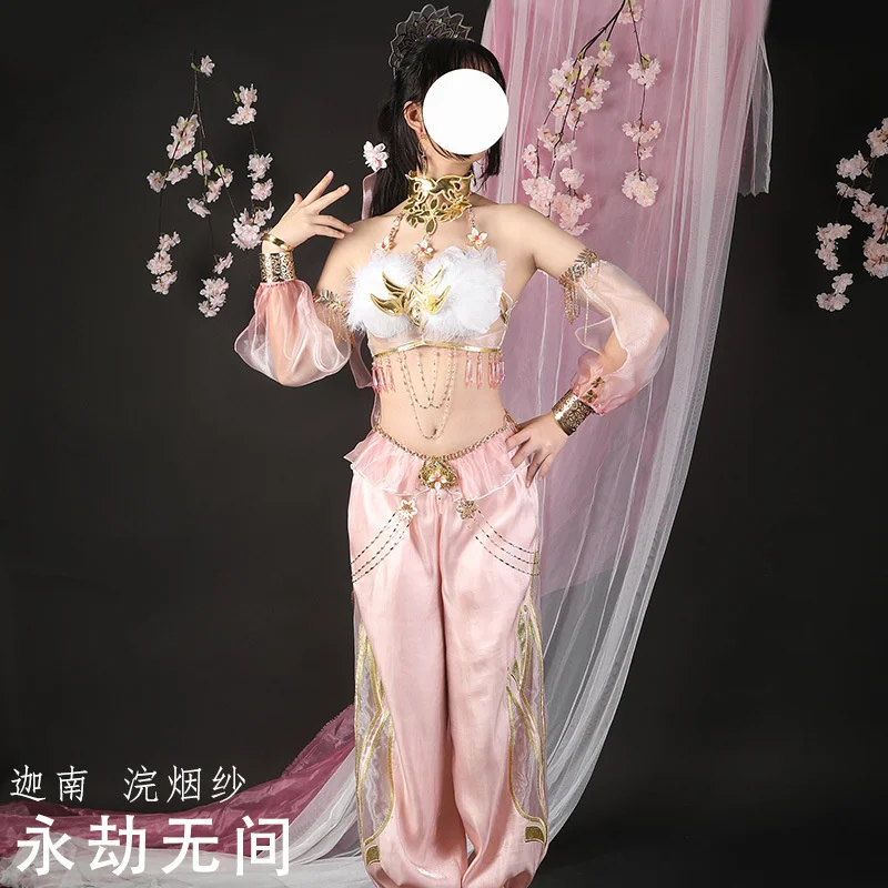 

Naraka: Bladepoint Canaan Cosplay Costume Boundless Canaanite Huanyansha Cos Clothes Chinese Eat Chickens Ancient Skirt Clothes