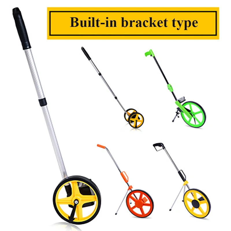 Distance Meter Distance Measure Wheel Portable Measuring Wheel Handheld Range Finder Walking Rangefinder