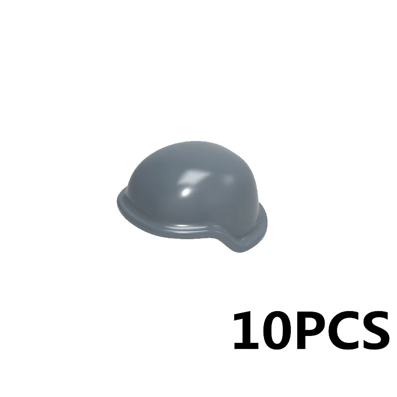 Militar moc figura chapéu bloco de construção acessórios britânico eua capacetes boné beisebol boina penteado parte do corpo diy brinquedo tijolos a036
