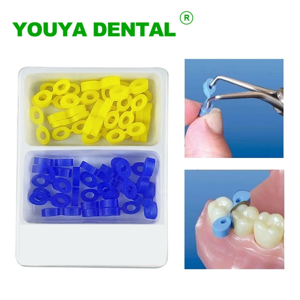 Dental Elastic Wedges Rubber Fixing Wedges Dental Wedge Matrix Matrices