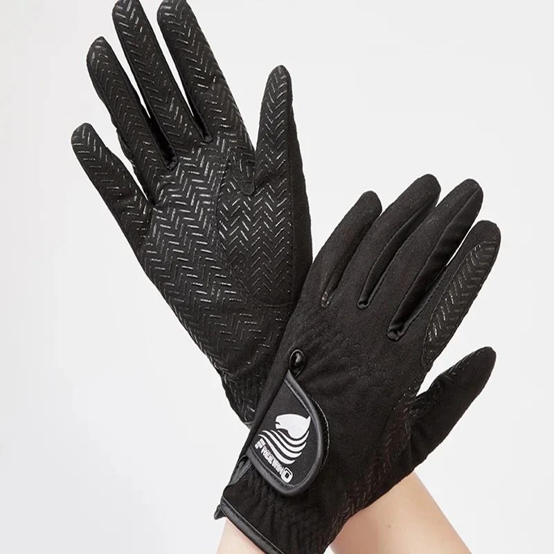 2024 Professional Horse Riding Gloves Men Women Unisex Horseback Riding Gloves Anti-slip Kid Girl Unisex equestrian equipment 2
