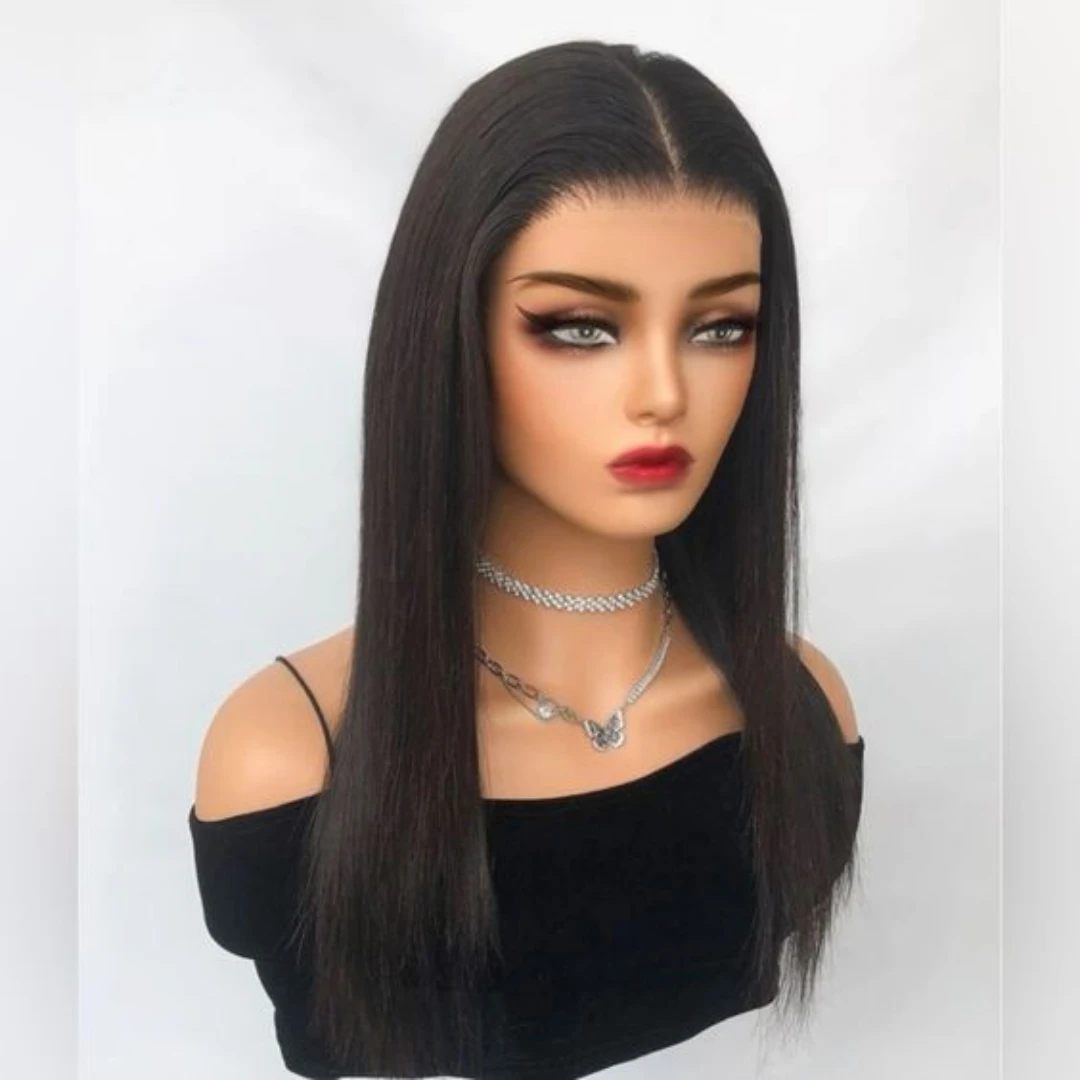 

Glueless Wig Human Hair Ready To Wear 4x4 Straight Lace Closure Wig Pre Plucked Bleached Knots Wigs 30inch Brazilian Wig On Sale