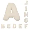 Alphabet Plush Pillow Lambswool Fabric Pillow Plush Alphabet Letter Shape Pillow for Sofa Bed Couch Office Car Seat Decoration 5