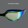 Professional Adult Coated Swim Goggles Anti-Fog UV Protection Men Women HD Small Frame Racing Swimming Glasses 4