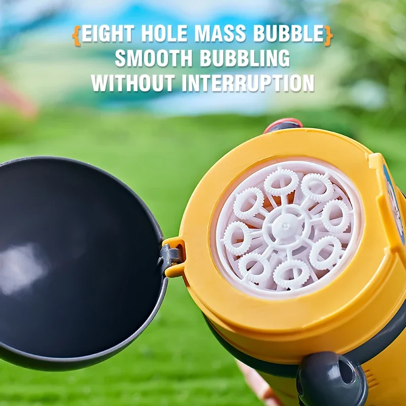 Bubble Machine for Kids Outdoor Bubble Blowing Toy Kindergarten Handheld Small Soap Bubble Maker for Boys Girls Kids Gift