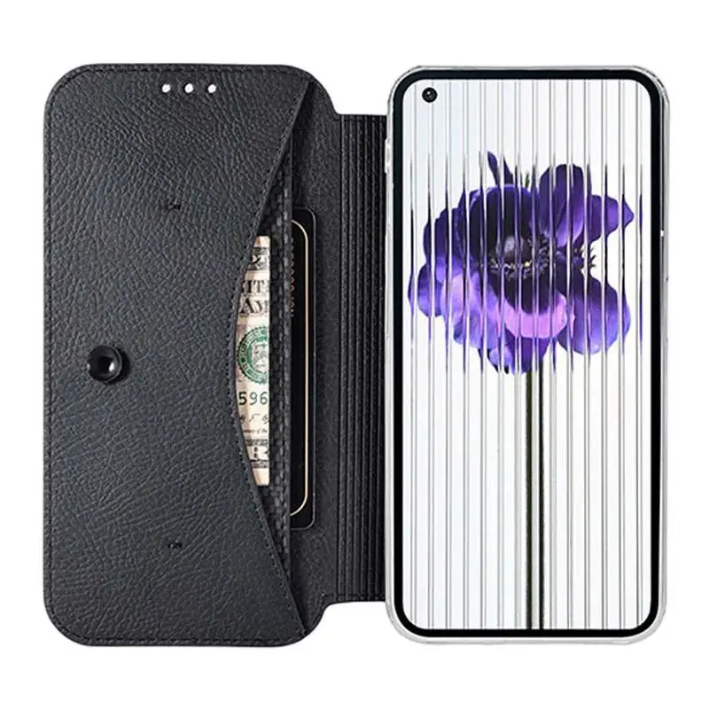 

TPU & PU Texture Case For NothingPhone1 | Sucker Design Shockproof Comprehensive Protection Case Mobile Accessories