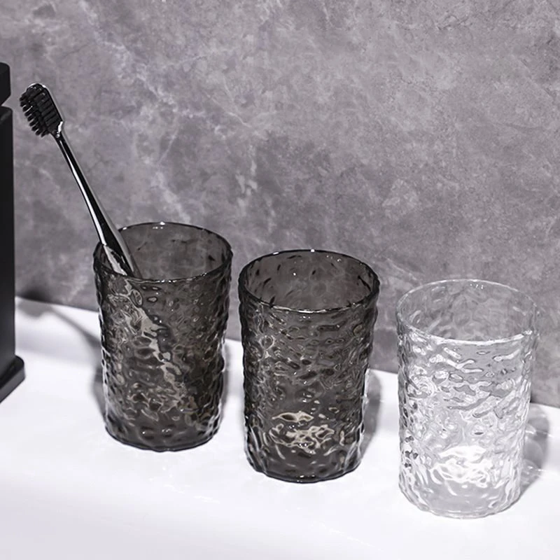 Portable Plastic Mouthwash Cup With Handle For Bathroom_voghion.com