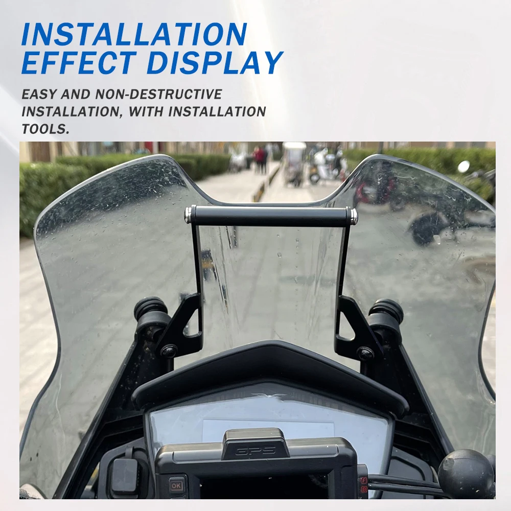 Premium Mobile Phone and GPS Navigation Holder Bracket for MOTO GUZZI V85TT Accessories