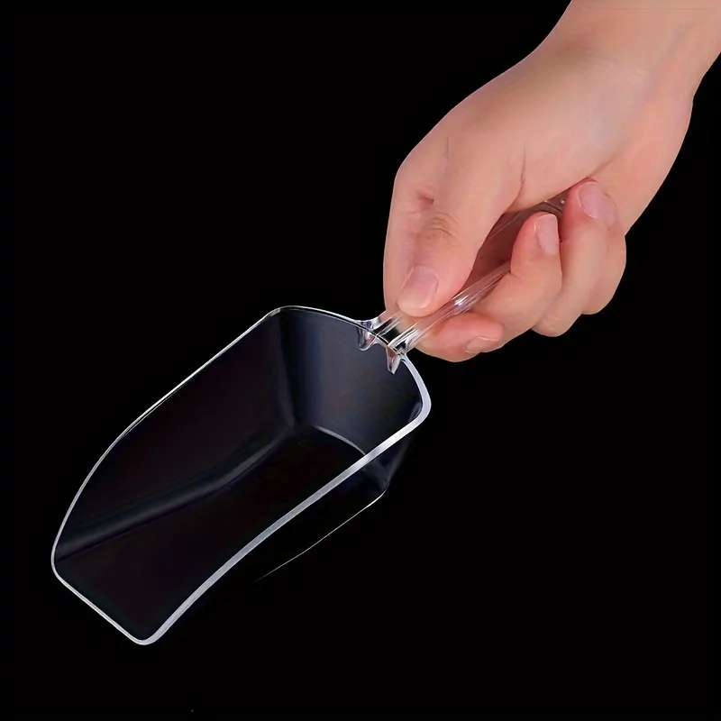 Ice Scoop Ice Shovel Kitchen Scooper Maker Scoops Bar Party Plastic Scoop Transparent Kitchen Supplies ice cream scoop ice shovel scoop ice cube scoop