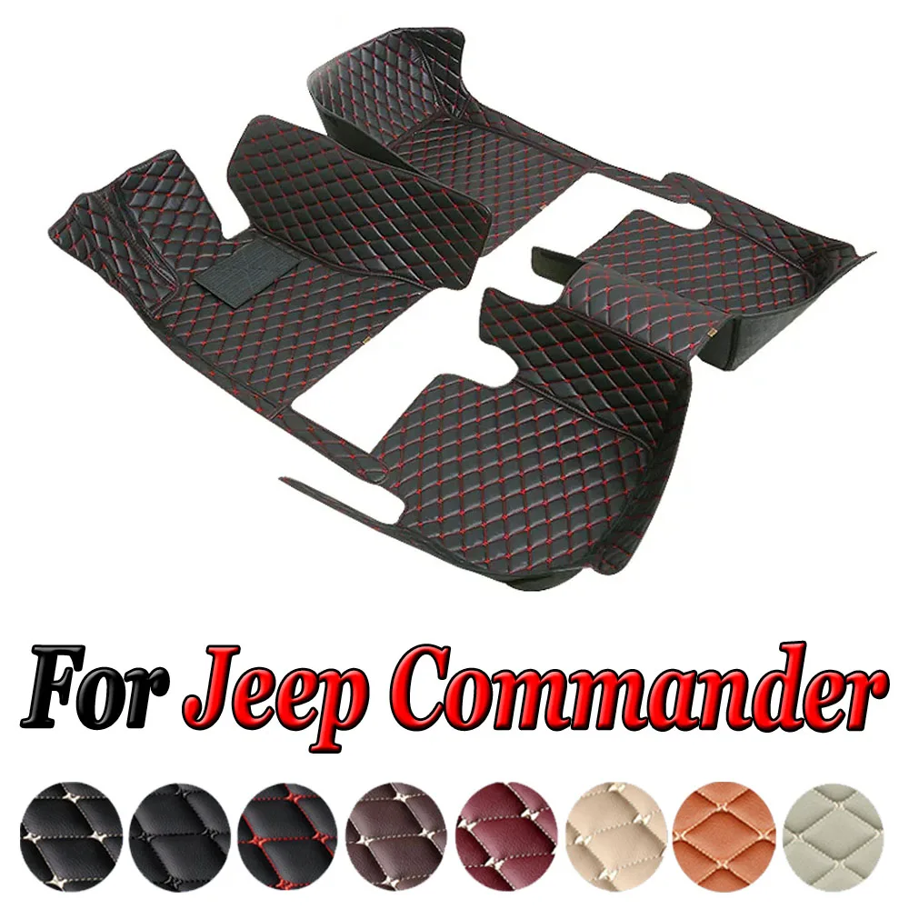 

Автомобильные напольные коврики для Jeep Commander XK 2006 ~ 2010, 7 сиденье коврик, ковер, противогрязные подкладки, кожаный коврик, детали интерьера, автомобильные аксессуары 2007