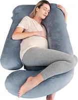 JIABINFU Cute Castle Pregnancy Pillows, Soft U-Shape Maternity Pillow with Removable Cover,Pregnancy Must Haves 1