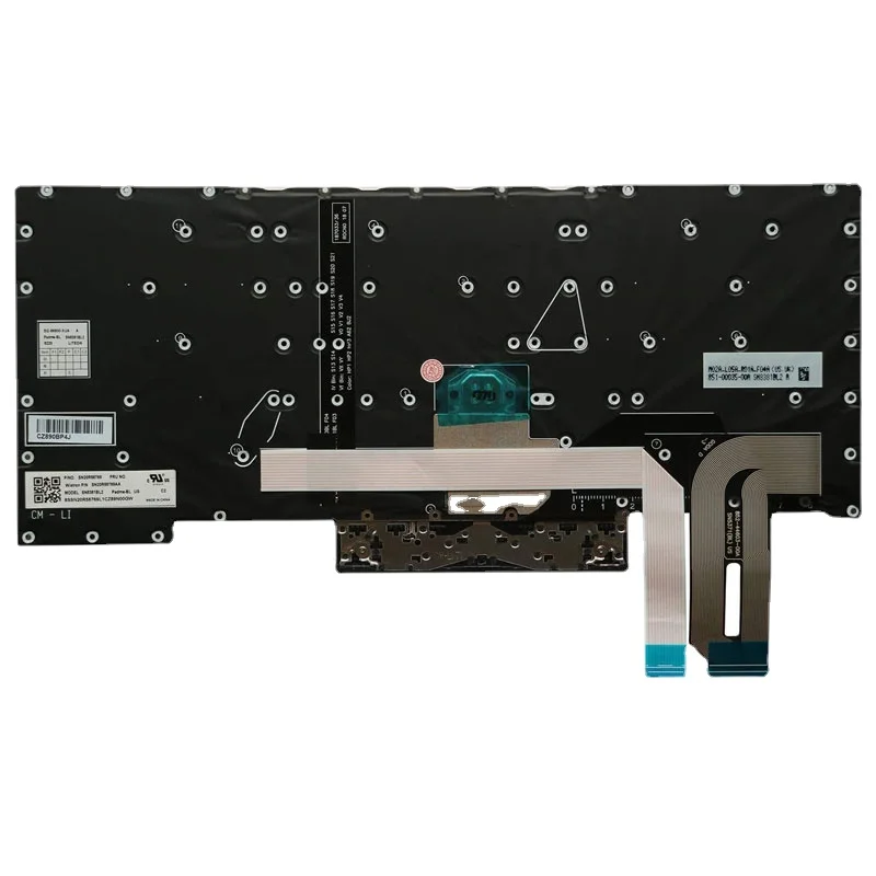 Substituição Eua Teclado para Lenovo Thinkpad T490s T495s T14s p1 x1 Extreme Gen1 Gen2 Portátil sem Moldura - Imagem 2