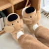 Popular Cartoon Dog Plush Slippers For Womens Cartoon Cute 3D Design indoor Home Unisex Slippers Winter QYCKABY Official-Website 3