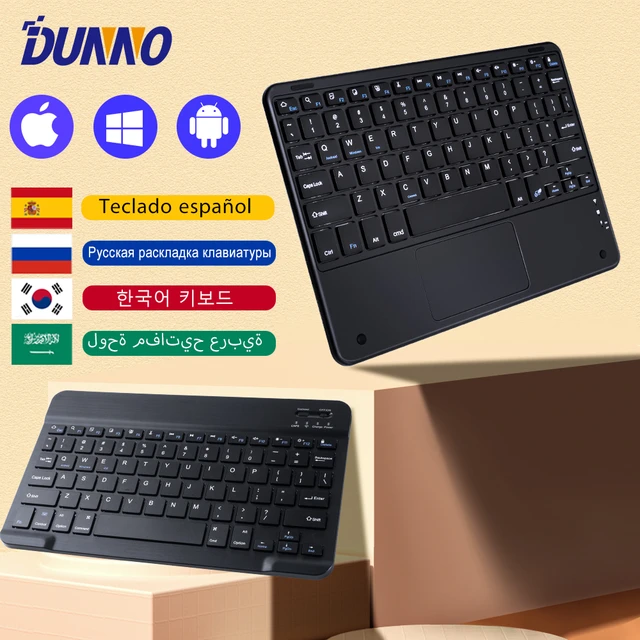 Mini clavier et souris sans fil Bluetooth, pour iOS, Android, tablette, IPad  9.7, 10.5 - AliExpress