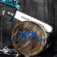 12-inch Brushless Lithium Chain Saw High Power Home and Outdoor Logging Saw Portable Rechargeable Single-handed Chainsaw 2