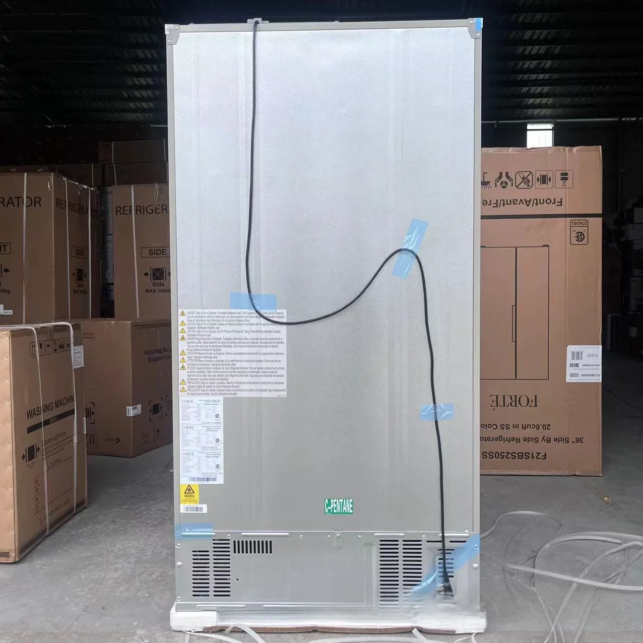 110V 60Hz Foreign Trade Export Double Door Refrigerator 585L Air-cooled Frost Free Large Capacity Refrigerator