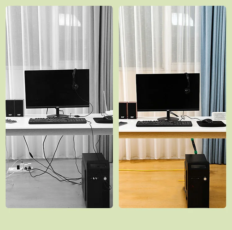 Description Picture 4 of item5M/Roll 12mm Width Cable Organizer USB Cable Winder Management nylon Free Cut Ties Mouse earphone Cord cable ties