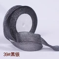 Glitter black sliver