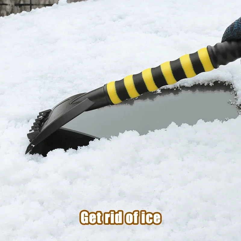 Car Snow Brush Extendable Cleaning Removal Shovel Scraper Winter Auto Brushes Windshield Deicer Remover Tools Wash Defroster