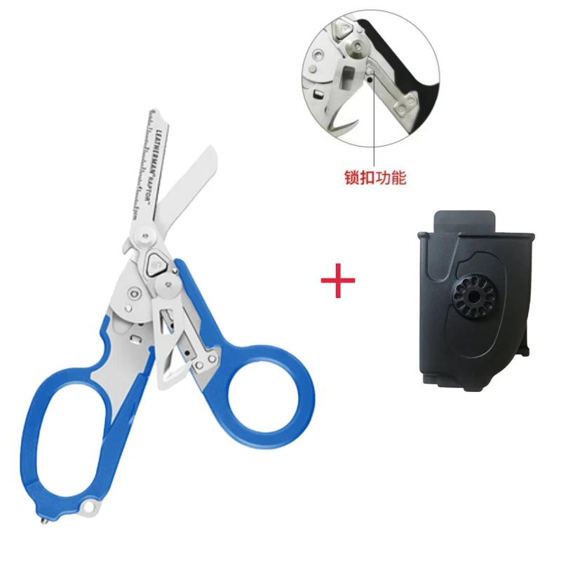 Combination Tactical Scissors Multifunctional Tactical Pliers Folding Scissors Outdoor Survival Tools Small First Aid Scissors 3