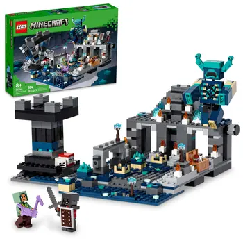 LEGO Minecraft The Deep Dark Battle Set 21246 Biome Adventure Toy Ancient City with Warden Figure Exploding Tower Treasure Chest