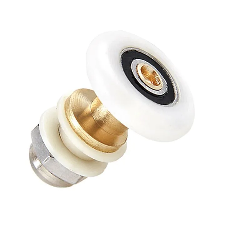 8 PCS 20 23 25 27mm Diameter Shower Glass Sliding Door Hanging Wheel Roller Bathroom Sliding Cabinet Eccentric Pulleys shower room pulley shower door rollers sliding door roller shower room rollers sliding door pulley