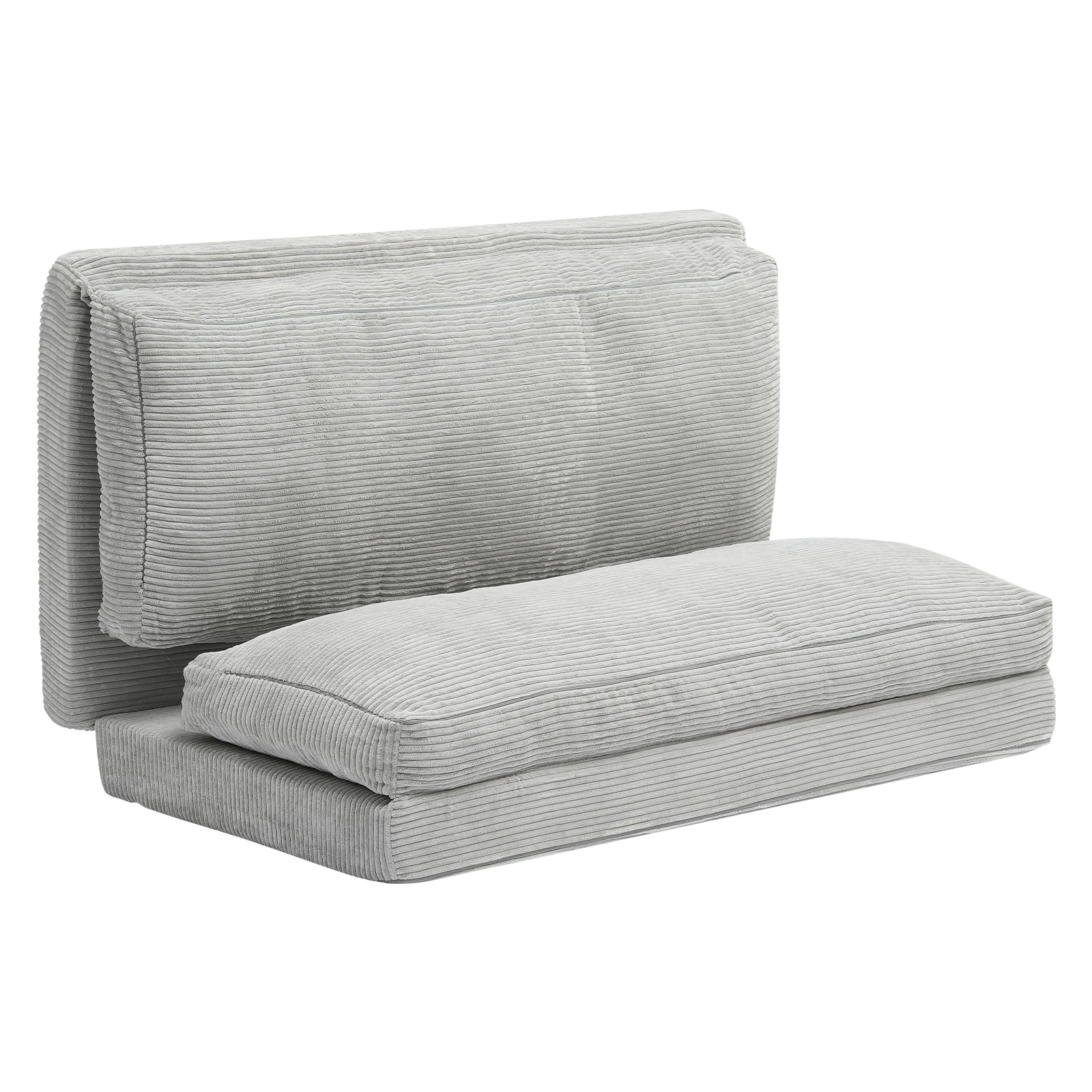 SucceBuy Folding Sofa Bed 3-in-1 Foldable Couch Bed with Washable Cover 25D High Density Memory Foam for Living Room Bedroom