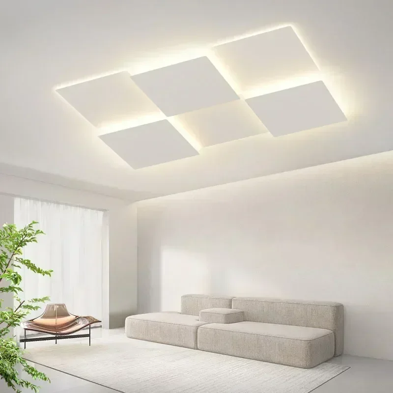 Moderne Led Plafond Kroonluchter Lamp Voor Woonkamer Eetkamer Slaapkamer Balkon Interieur Intelligente Verlichting Armatuur Glans