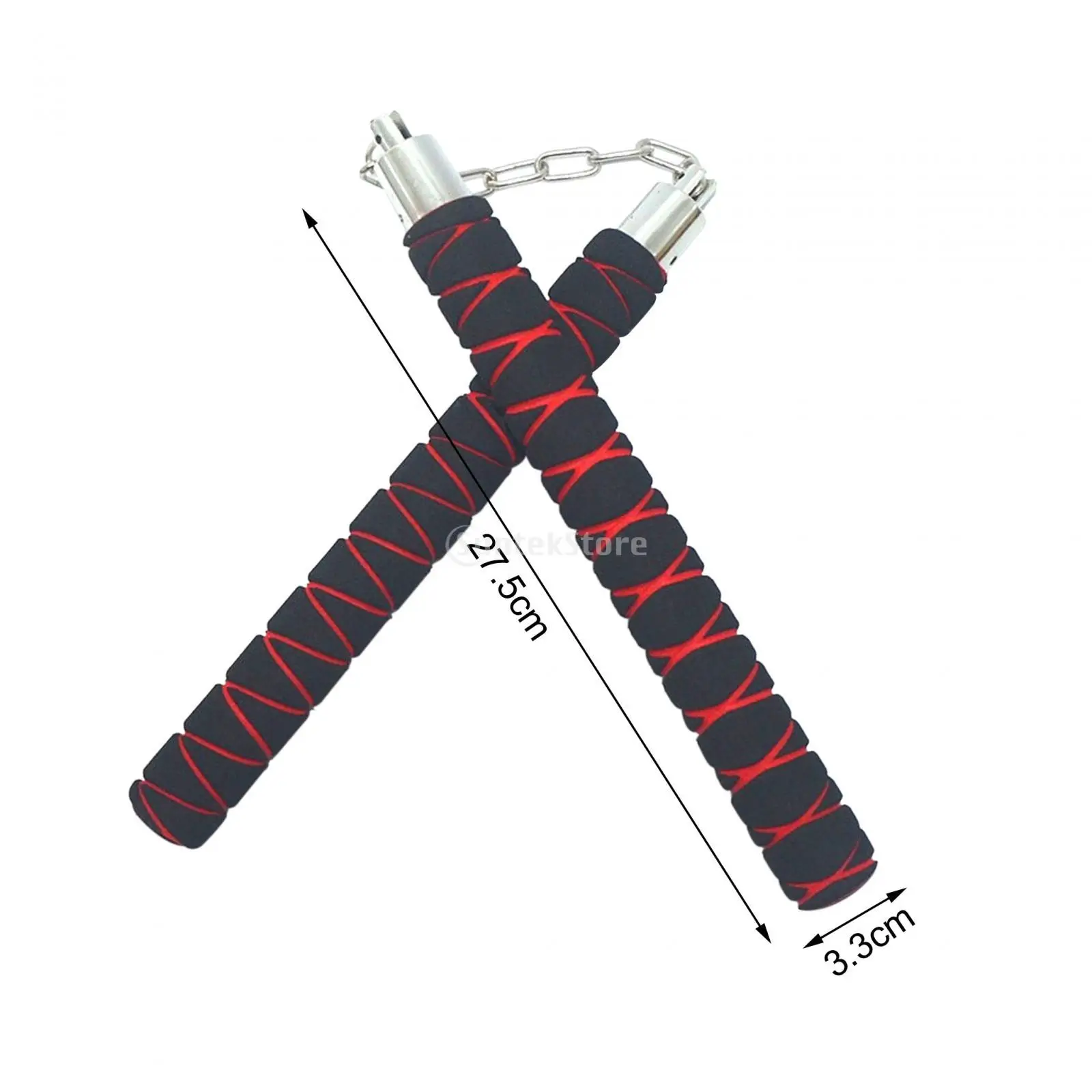 Nunchakus with Steel Chain Practice Stick Toys Foam Training Nunchucks for Kids Adults Karate Fitness Wingchun Professionals