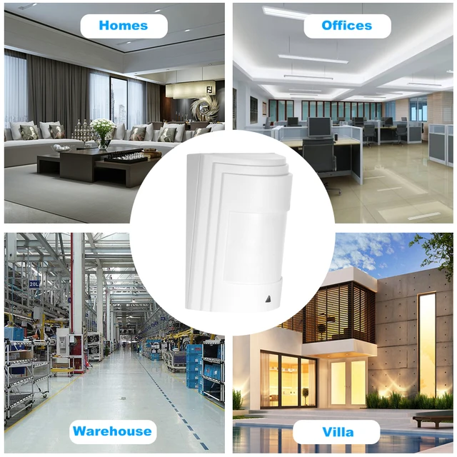 Security Alarm System Wired PIR Motion Sensor Passive Infrared Detector for Home Burglar Intrusion Prevention Detector 3