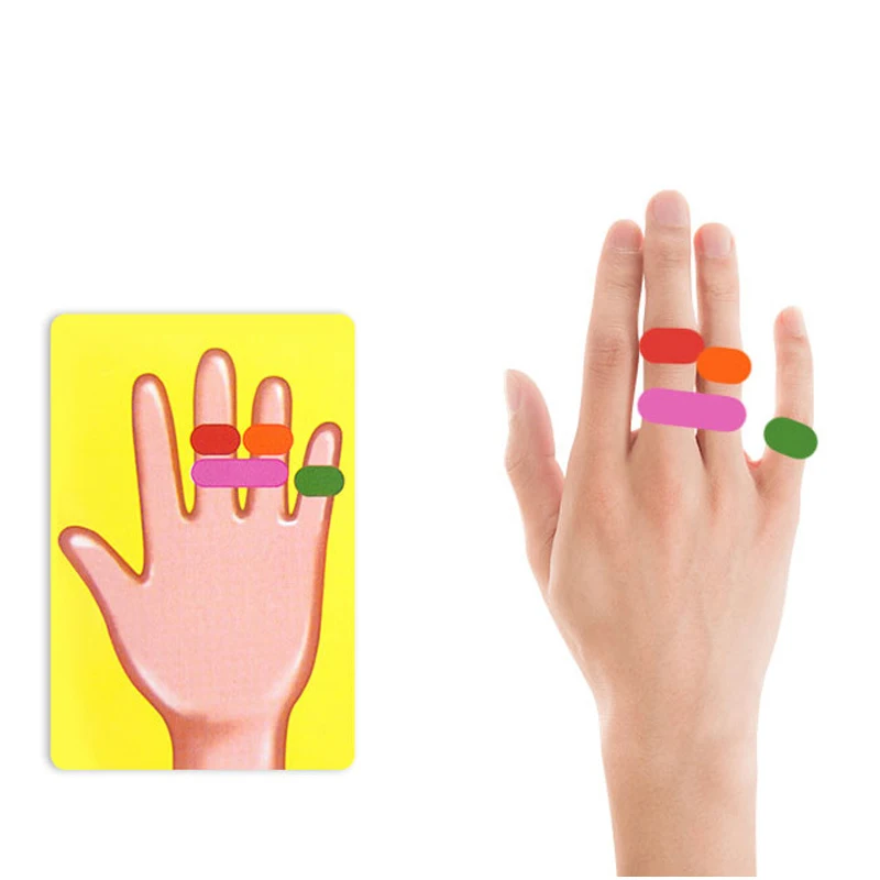 Puzzle Rubber Band Bracelet Finger Game Family Board Table Game Montessori Multiplayer Competitive Parent Child Interactive Toys