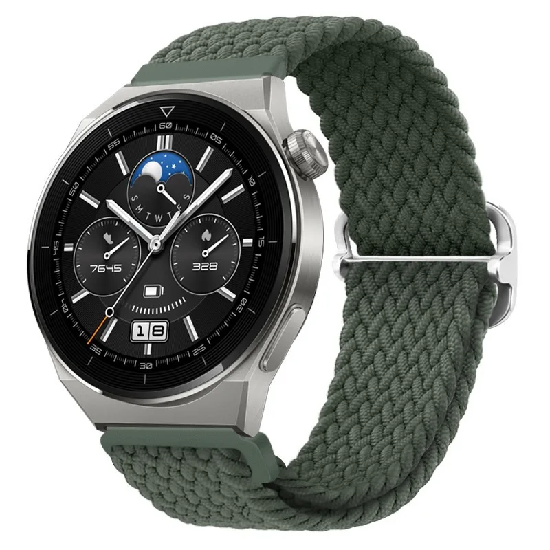 Braided Nylon Loop Smartwatch Strap - Universal Fit, 20/22mm