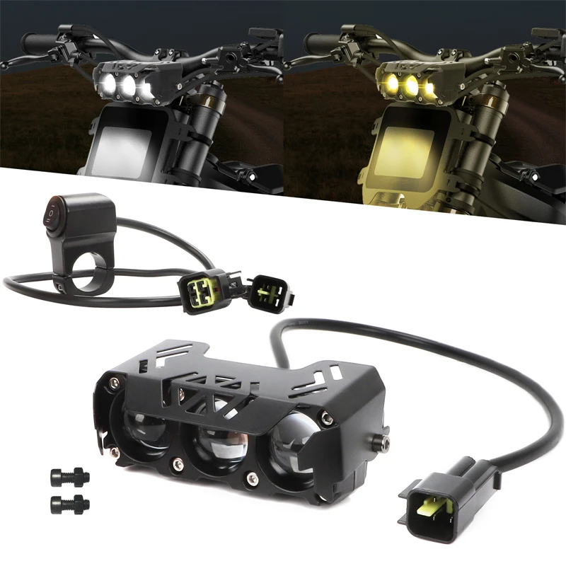Interruttore Del Faro Kit Aggiornato Per Talaria Sting R Mx4 Dirt Bike Led Light Bar Head Lamp Set Plug & Play Electric Off Road Bike