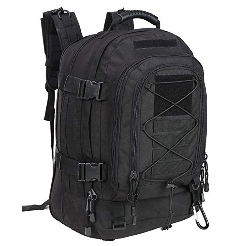 Kabxhueo Grand Sac à Dos De Randonnée 80L Militaire