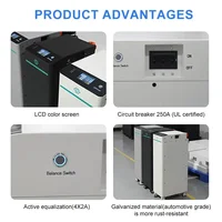 Stock UE Pack DIY 16kWh 48V 314AH LiFePO4, Pack de batteries 51.2V 320AH pour ESS, énergie solaire domestique, disjoncteur 250A sans batteries 3
