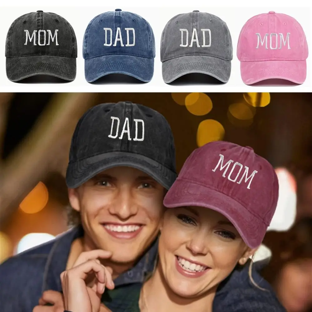 Semi Curved Couples Grey Hip Hop Snapback Mom Dad Basketball Cap
