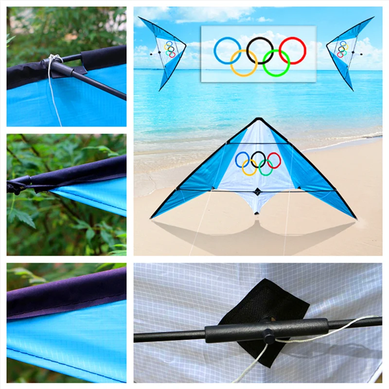 Free Shipping Large Dual Line Stunt Kites String Handle Line Weifang