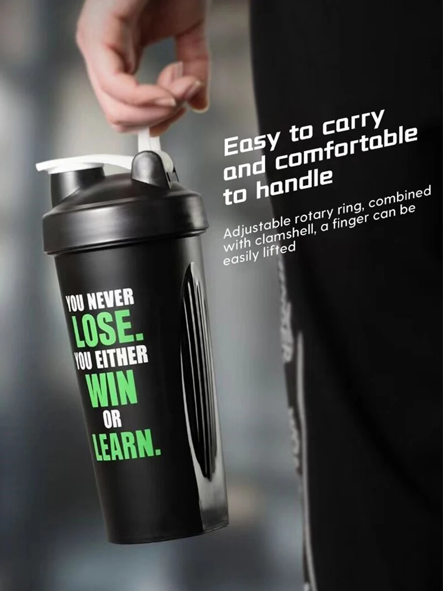 Leak-Proof Protein Shaker Bottle for Smoothies and Fitness, High Quality BPA-Free Blender Cup for Sports and Gym Workouts