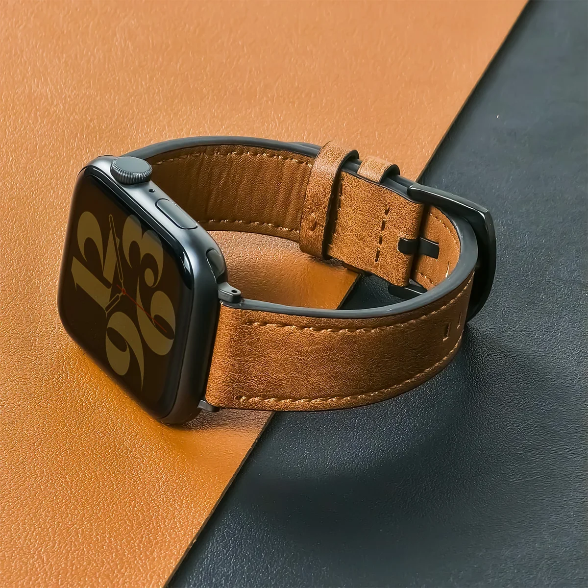 Elegant Leather Watch Band - Premium Strap