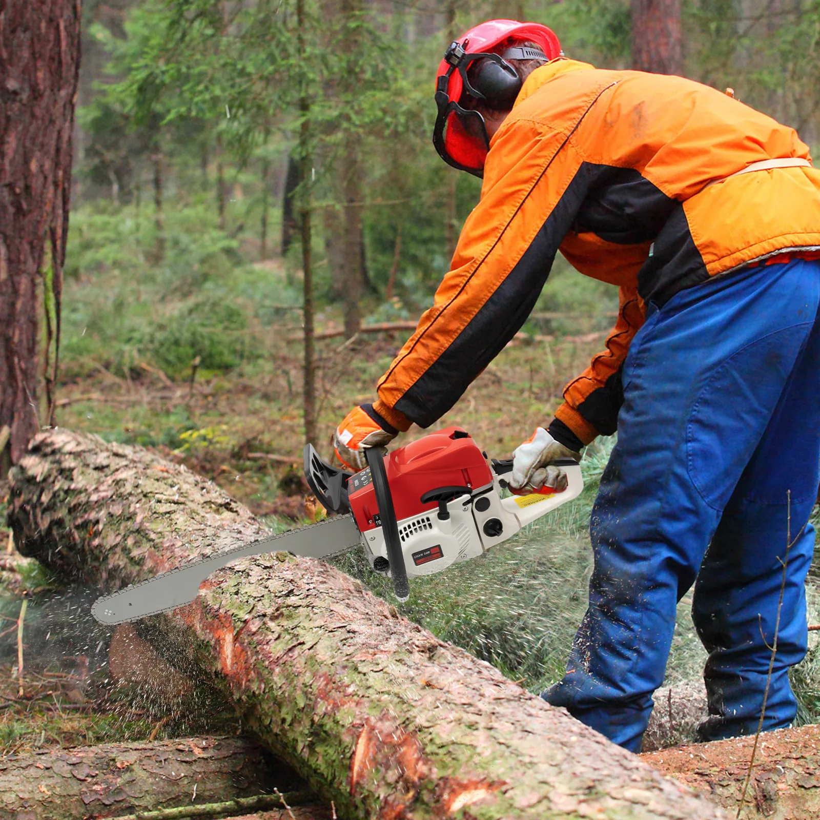 52cc 22 Inch Chainsaw, Suitable For Tree, Wood, Farm, Garden, Pasture, And Forest Logging 4