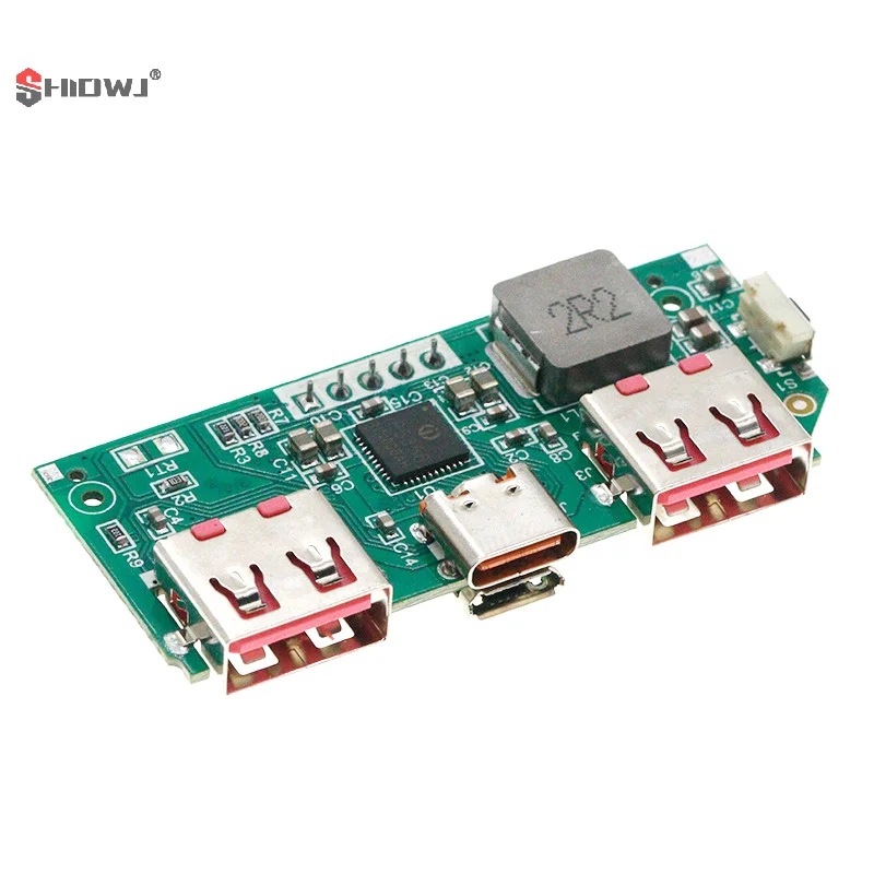 1Pc 5V 3A Lithium Battery Digital Display Fast Charging Bank Module IP5356 TYPE-C Micro USB Mobile Power Motherboard