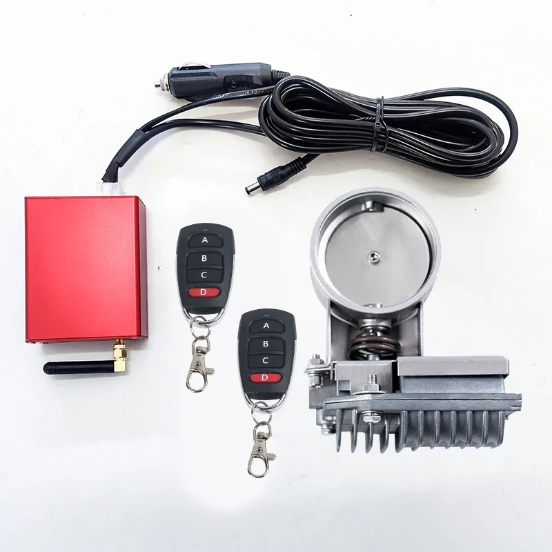 

Top quality electric SS304 worm step electric motor valve red box car exhaust cutout 1 in 1 for single exhaust catback system