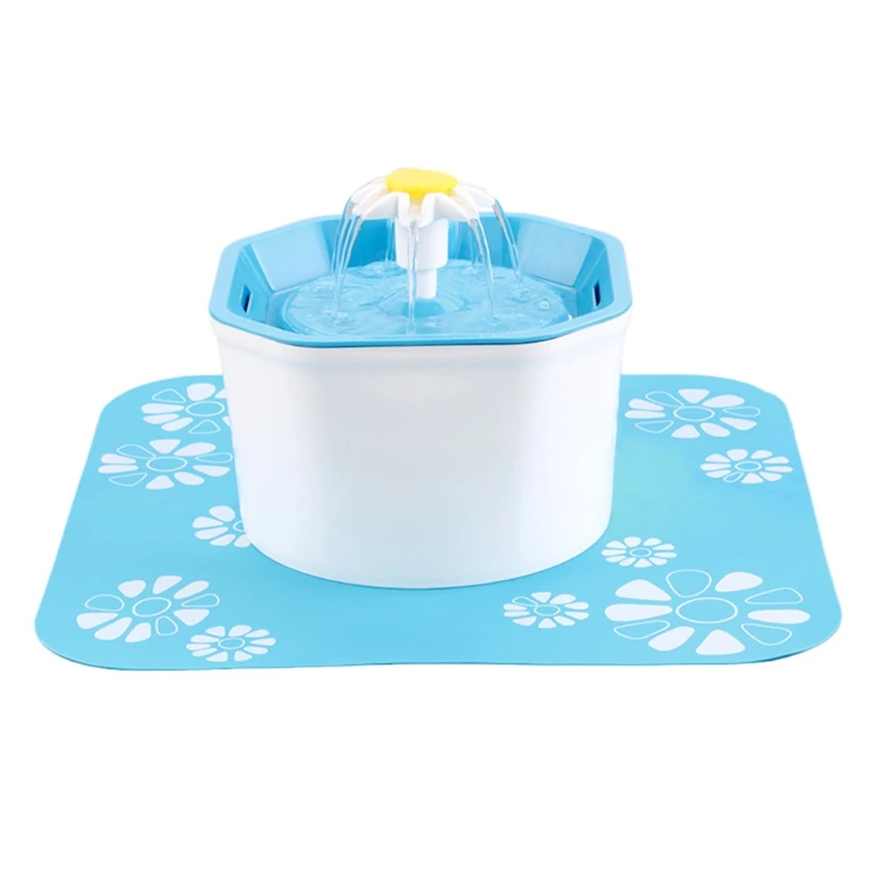 

Pet Water Fountain, Automatic for Cat Water Fountain Dog Water Dispenser with 1 Mat Suitable for Cats, Dogs, Pe New Dropship