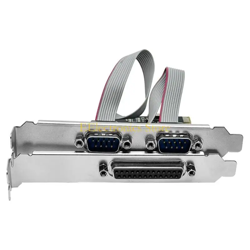 B03C 확장 카드 어댑터 변환기 PCIE RS232 산업용 애플리케이션을 위한 2 포트 1 포트 병렬 LPT 확장