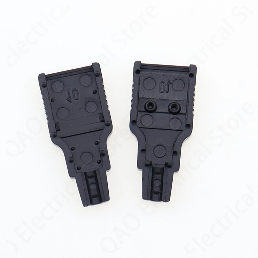 IMC heiße Neue 10 stücke Typ A Stecker USB 4 Pin Stecker Buchse Stecker Mit Schwarz Kunststoff Abdeckung – Detail 5