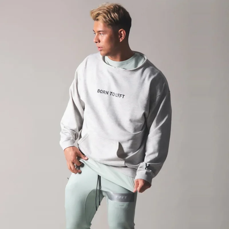 thumbnail image 1 of Lyft Muscle Family - Sudadera deportiva de manga larga para otoño, nueva chaqueta de algodón para correr y fitness, de una pieza, envío gratis, 1 of 5